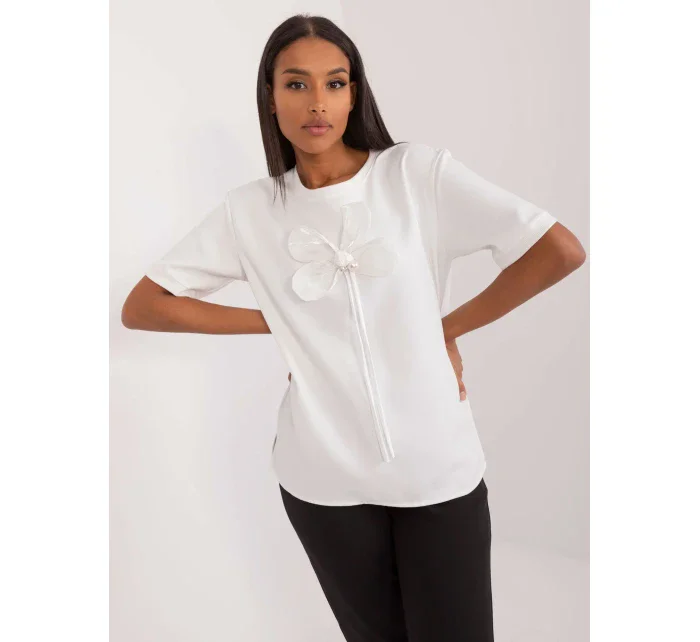 Bluzka LK BZ model 20143373 ecru - FPrice