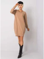 Šaty RV TU model 14842583 velbloud - FPrice Šaty RV TU model 14842583 velbloud - FPrice