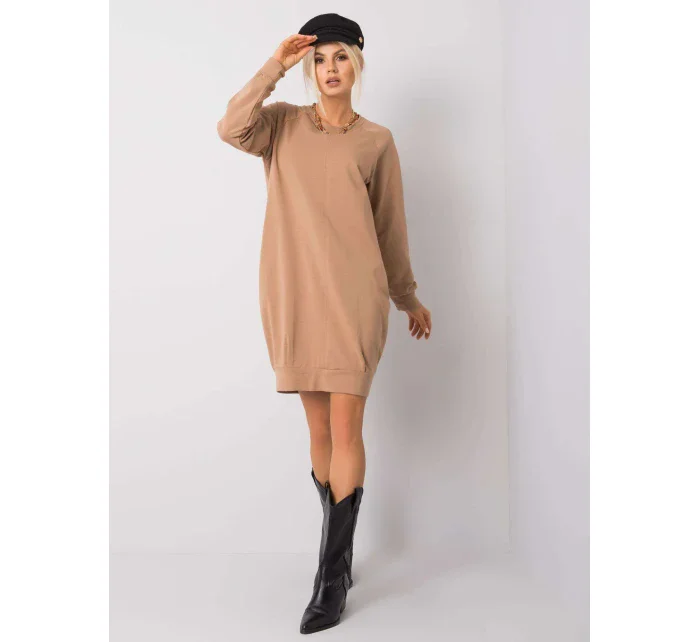 Šaty RV TU model 14842583 velbloud - FPrice Šaty RV TU model 14842583 velbloud - FPrice