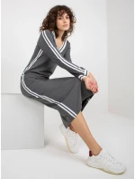 Dámske šaty FA SK 8297.18P tmavosivá - FPrice