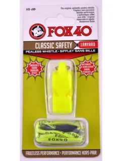 Fox 40 Classic Bezpečnostná píšťalka + šnúra 9903-1308 neon
