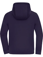 Daiber 8043 Ťažká unisex mikina s kapucňou v oversize strihu 02.8043 tmavo fialová