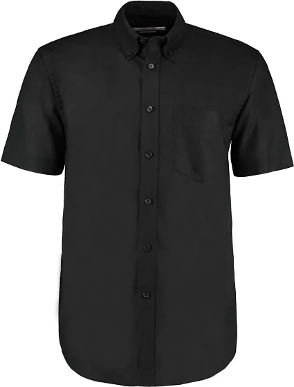Kustom Kit KK 350 (18,5–23) Pracovná košeľa Oxford s krátkym rukávom 43.350X čierna