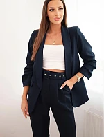 Elegantná súprava námorníckeho saka a nohavíc