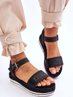 Dámské pohodlné sandály na platformě Big Star model 21615205 Černá - Big Star Shoes