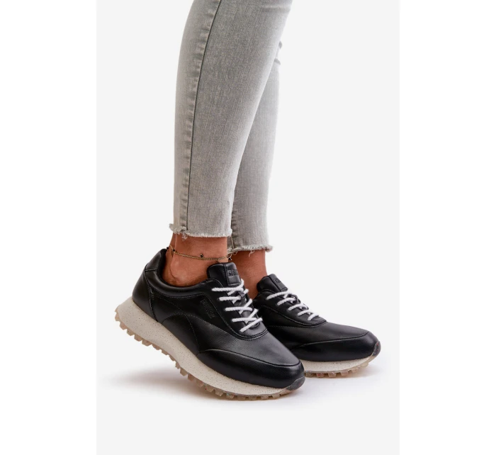 Dámské Sneakers Sportovní Obuv Z Eko Kůže Big Star model 21669630 HiPoly System Černé - Big Star Shoes