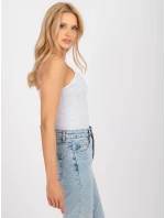 Dámsky top BR TP 8103 svetlo šedý