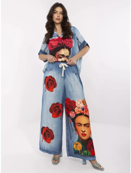 Nohavice DHJ SP 19183 5.78 modrá Nohavice DHJ SP 19183 5.78 modrá