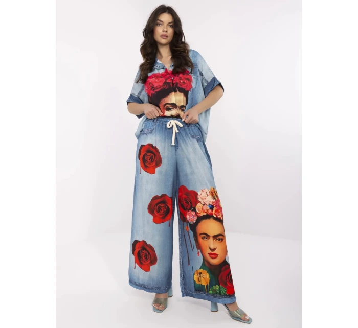 Nohavice DHJ SP 19183 5.78 modrá Nohavice DHJ SP 19183 5.78 modrá