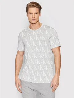 Pánské tričko -  NM2135E - V7D Šedá - Calvin Klein