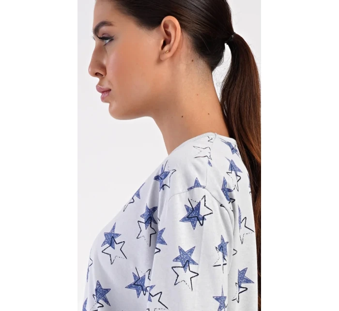 Dámské pyžamo dlouhé Stars