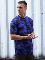 FashionStreet modré moro pánske tričko RX5595