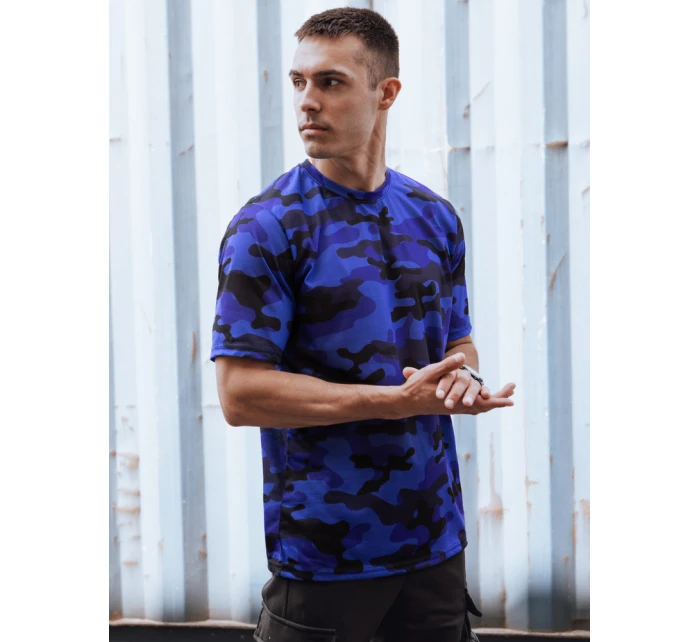 FashionStreet modré moro pánske tričko RX5595