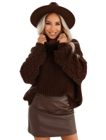 Teplý rolák oversize s širokými rukávy model 21794488 - numoco basic