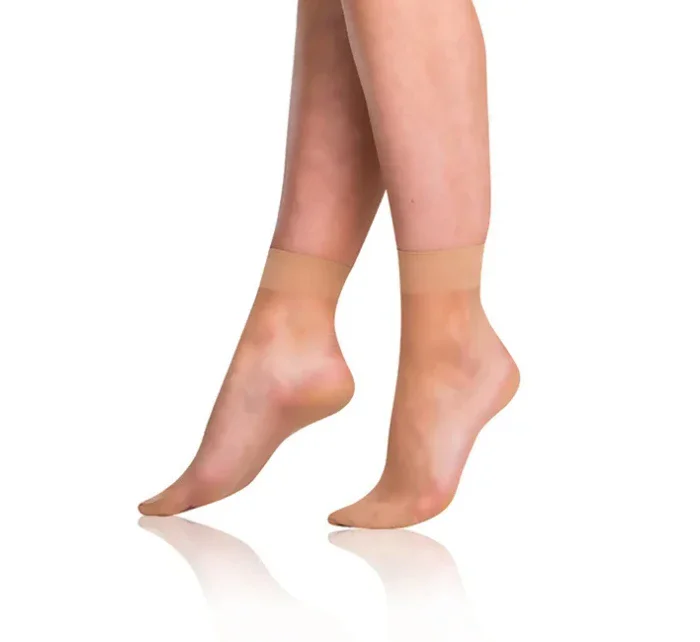 Dámske silonkové ponožky FLY SOCKS 15 DEN - Bellinda - amber