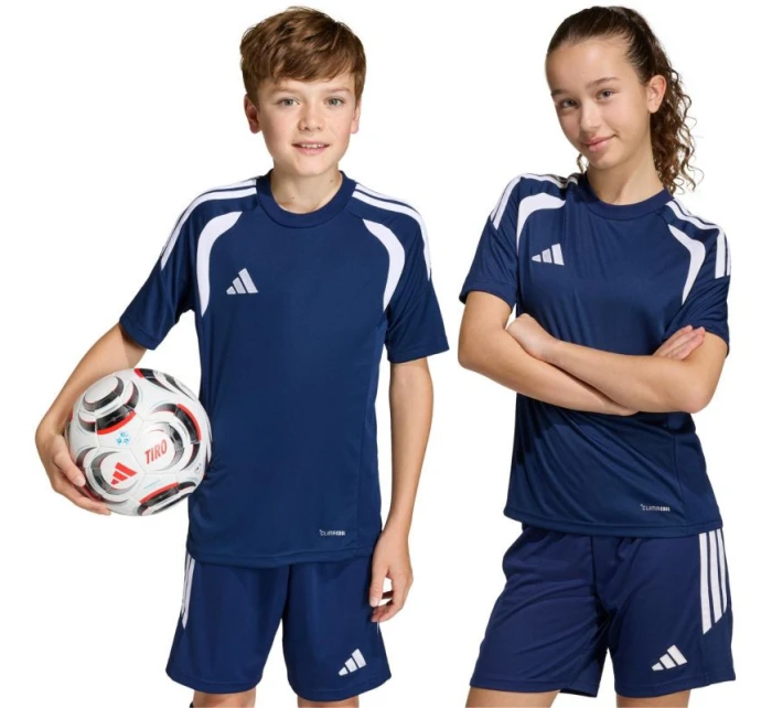 Adidas Tiro 26 League detské tričko námornícka modrá a biela KB1323 Adidas Tiro 26 League detské tričko námornícka modrá a biela KB1323