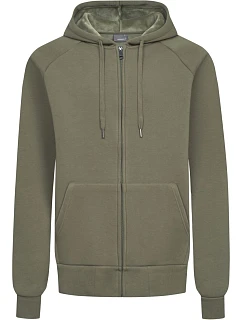 Promodoro 5500 Unisex mikina s kapucňou z hrubej bavlny 40.5500 dusty khaki