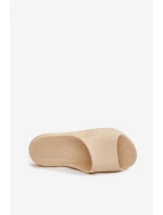 Dámské Pantofle Béžové model 21702223 - 4F