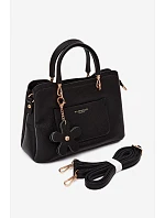 Kabelka z imitace semiše  černá model 22220981 - Flora&Co