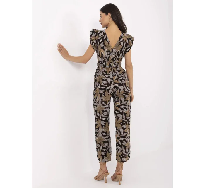 Kombinéza DHJ KO 13568.13P čierna a béžová