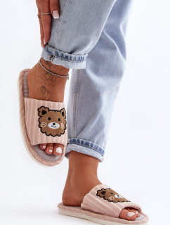 Dámske ponožky s medvedíkom Béžová Demare