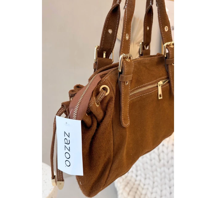 Dámska semišová kabelka Ovelia - ťavia