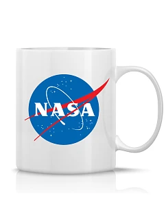 NASA - klasický bílý keramický hrníček 300 ml