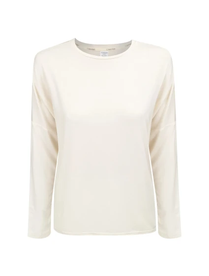 Dámske tričko s dlhým rukávom QS6332E-101 - Calvin Klein