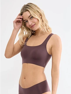 Dámska podprsenka ZERO Feel 2.0 Top Merlot v odtieni vínovej – SLOGGI