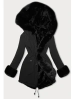 Černá oboustranná zimní bunda  model 21247139 - J.STYLE