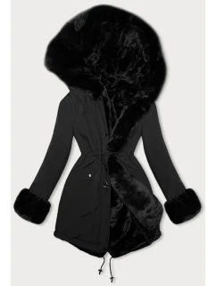 Černá oboustranná zimní bunda  model 21247139 - J.STYLE