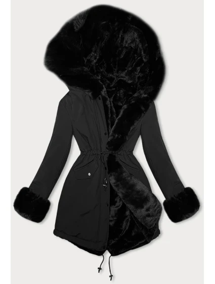 Černá oboustranná zimní bunda  model 21247139 - J.STYLE