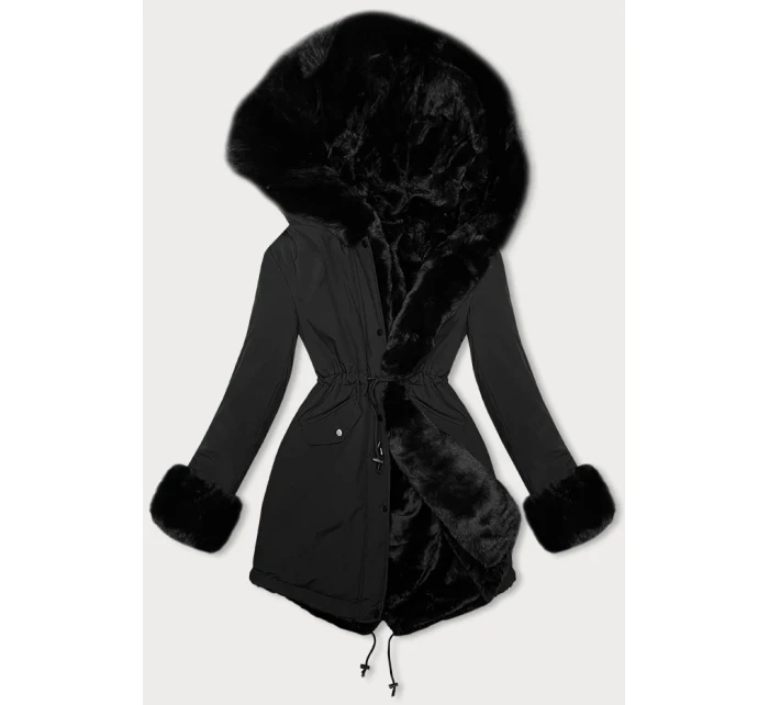 Černá oboustranná zimní bunda  model 21247139 - J.STYLE
