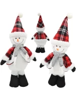 DEKORATÍVNY SNEHULIAK 50CM ČERVENÝ