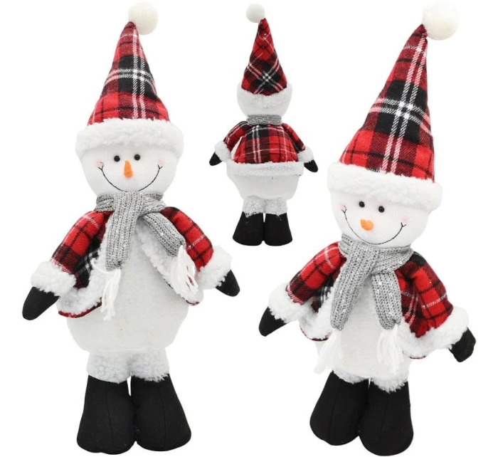 DEKORATÍVNY SNEHULIAK 50CM ČERVENÝ