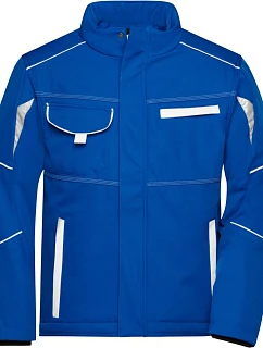 JN 853 Pracovní zimní softshellová bunda Color model 22492391 royal/white - Daiber