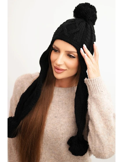 Čepice s rolováním Magda K293 camel