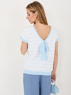 Bluzka RV BZ model 22102507 jasny niebieski - FPrice