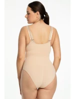 Dámske body 419 Seamless Open Beige - Julimex