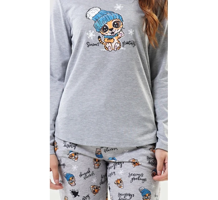 Dámske pyžamo dlhé Tigrík