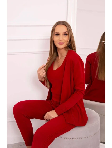Sada svetrů model 18746420 červená - K-Fashion