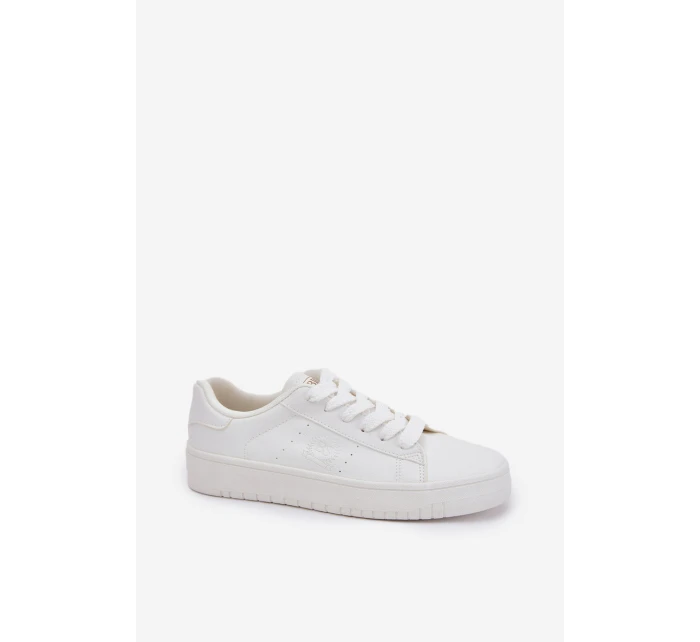 Nízké Dámské Tenisky Z Eko Kůže Big Star model 21686486 Bílé - Big Star Shoes Nízké Dámské Tenisky Z Eko Kůže Big Star model 21686486 Bílé - Big Star Shoes