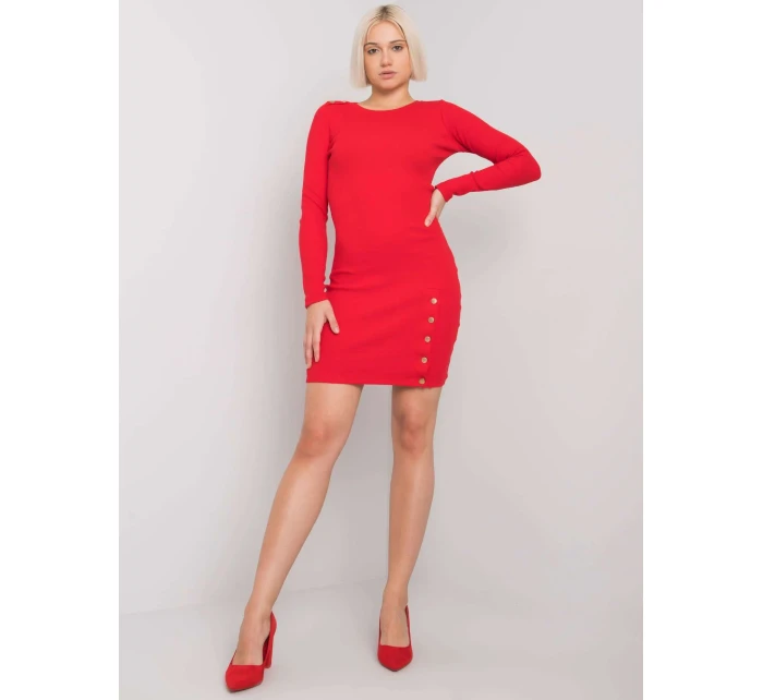 Šaty RV SK model 16974380 červená - FPrice Šaty RV SK model 16974380 červená - FPrice