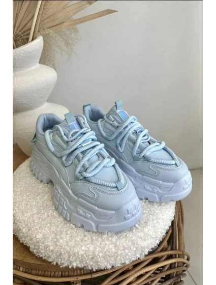 Dámske tenisky na pevnej podrážke modré Nevela Dámske tenisky na pevnej podrážke modré Nevela