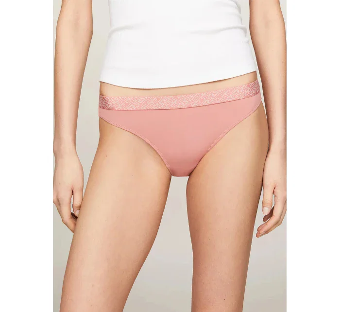 Dámske nohavičky BIKINI 3Pack UW0UW05187 0VT Black/Ecru/Pink - Tommy Hilfiger