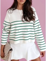 Dámsky sveter VELORIA zelený MY2027