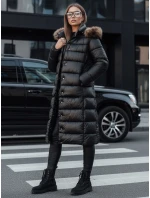 Dámská prošívaná zimní bunda s kapucí černá Dstreet model 21972168 - FashionStreet