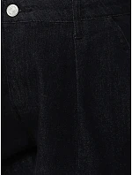 Spodenki damskie jeansowe z wysokim stanem granatowe model 22145614 - FashionStreet
