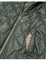 Dámska ľahká vesta so zlatým zipsom Goodlookin khaki (B8586/B8587-11) Dámska ľahká vesta so zlatým zipsom Goodlookin khaki (B8586/B8587-11)