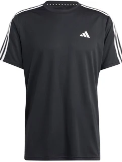 Pánske tričko adidas Train Essentials 3-Stripes Training Tee black IB8150 pánske